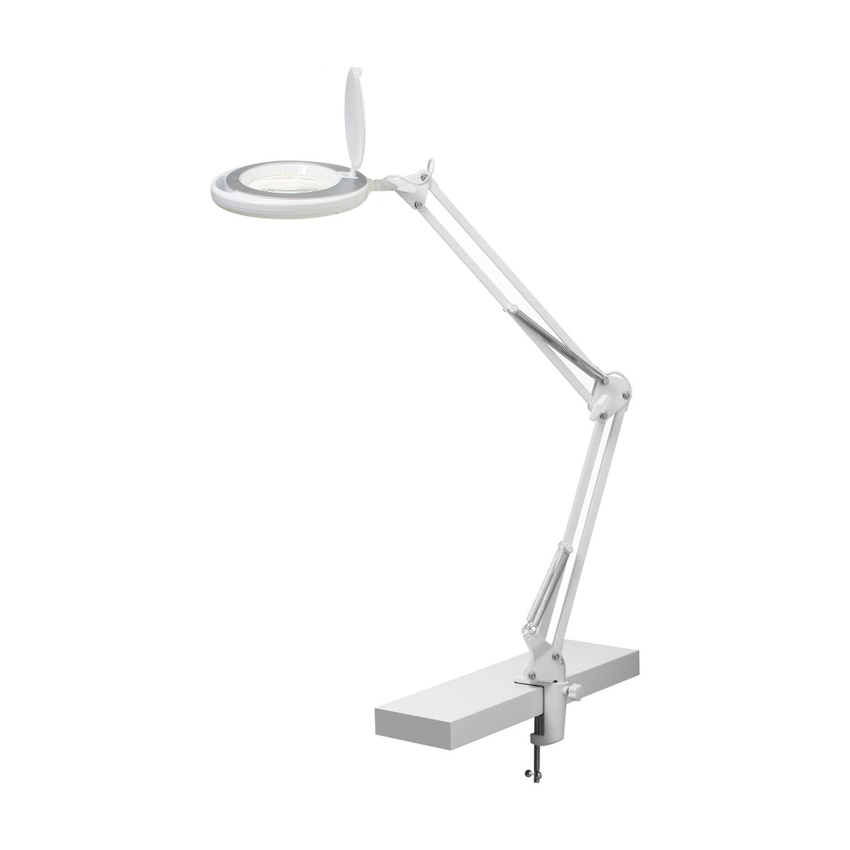 Magni LED Archi Clip Desk Table Lamp - White