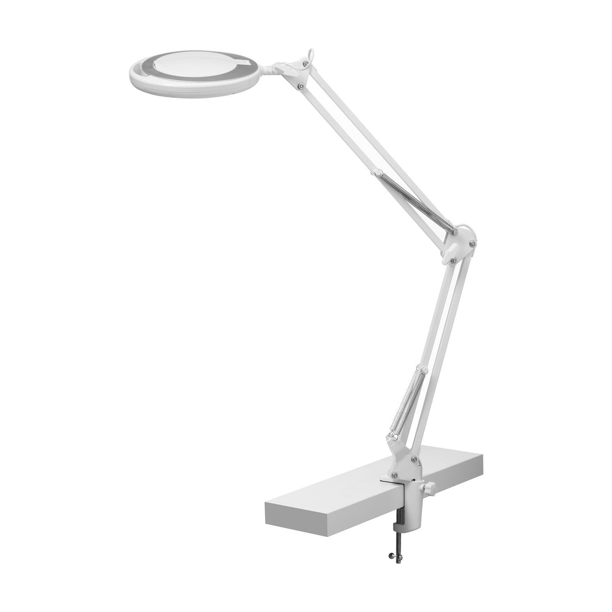 Magni LED Archi Clip Desk Table Lamp - White