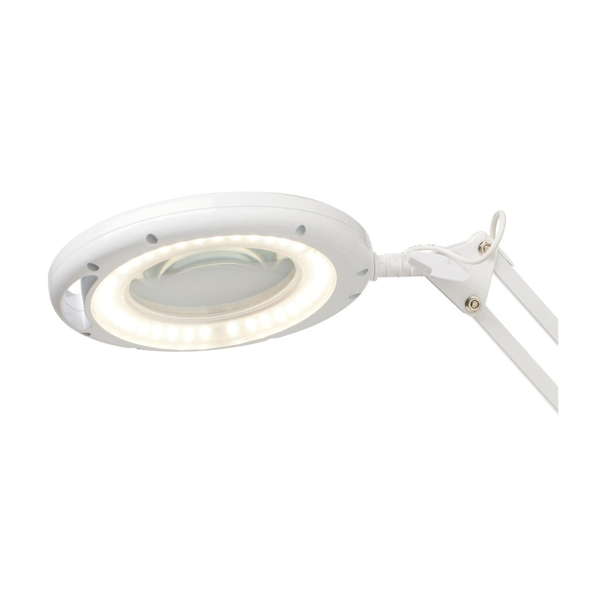 Magni LED Archi Clip Desk Table Lamp - White