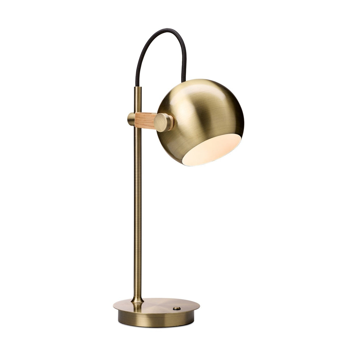 DC LED Go Portable Table Lamp - Antique Brass
