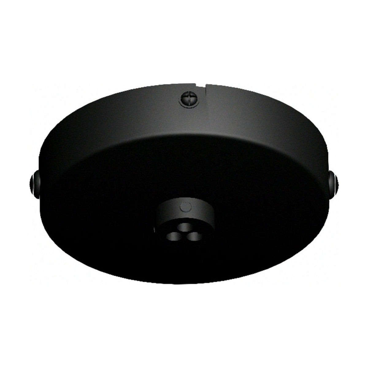 Mini Ceiling Canopy for 3 Lights - Black