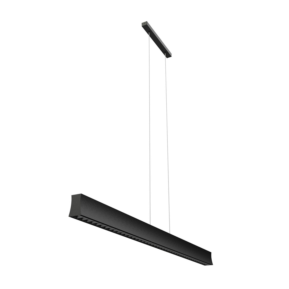 Hanok V1 1.2m LED Linear Suspension Light 38W 4000K - Black
