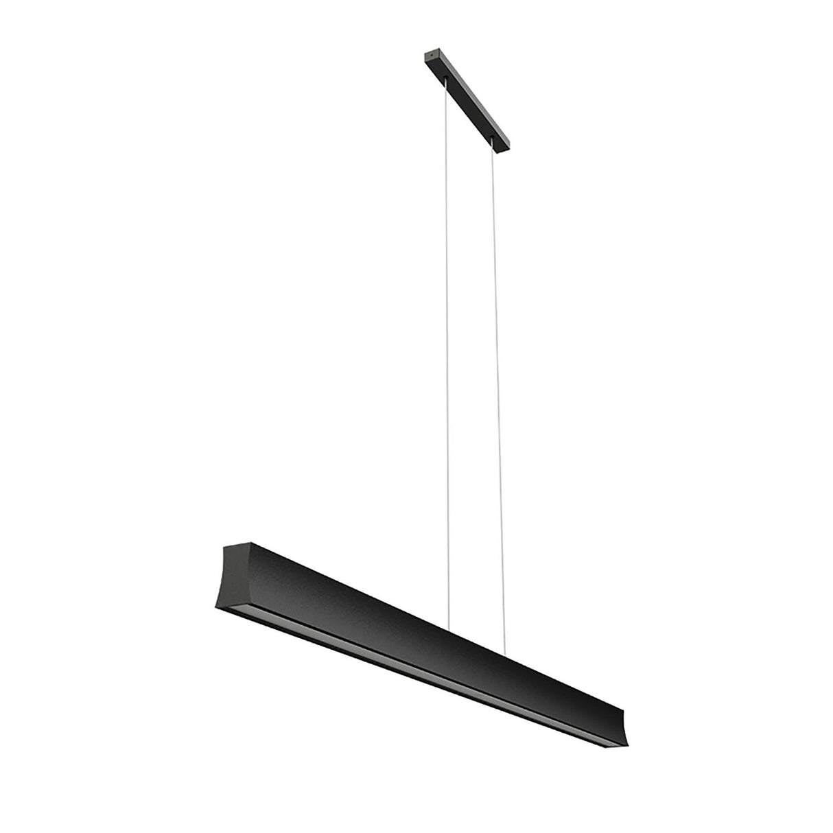 Hanok V4 1.2m LED Linear Suspension Light 38W 3000K - Black