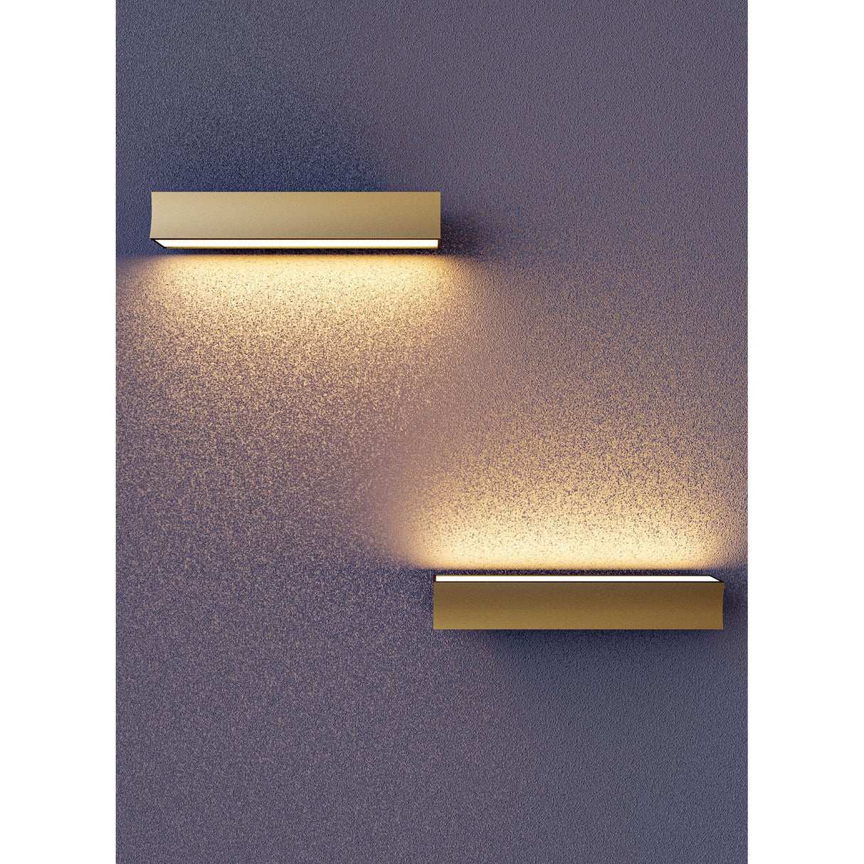 Hanok 41cm Linear LED Wall Light 14W 3000K - Sand Brown