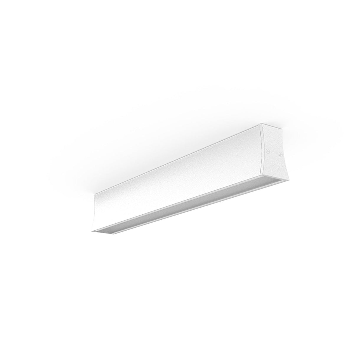 Hanok Linear LED Flush Ceiling Light 3000K 14W - White