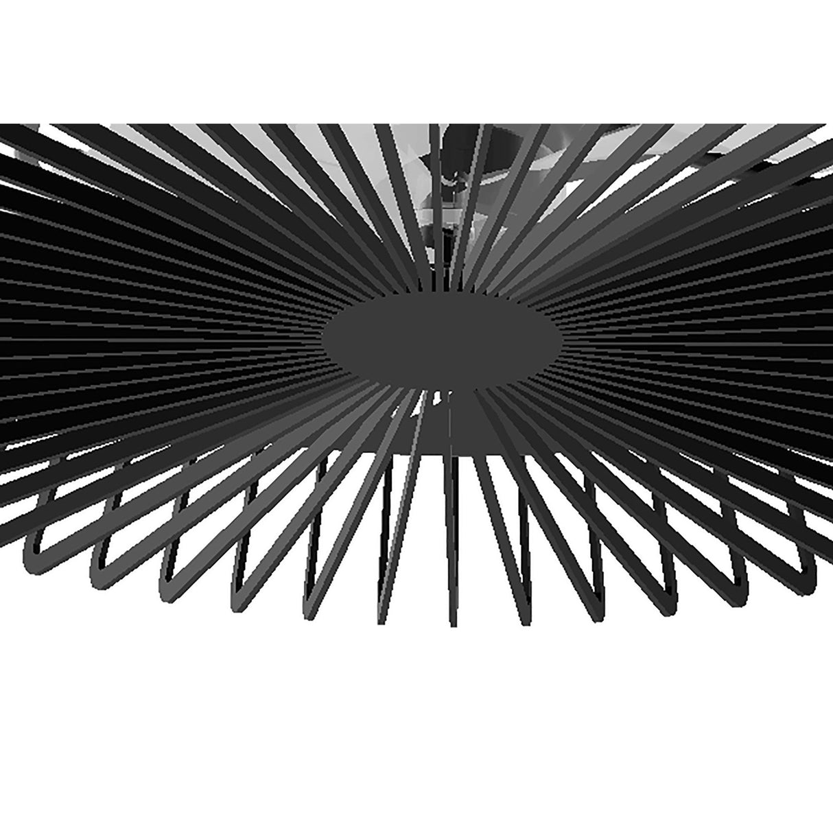 Himalaya CCT Dimmable LED Ceiling Retractable Fan Light With Remote, APP & Voice Control - Black