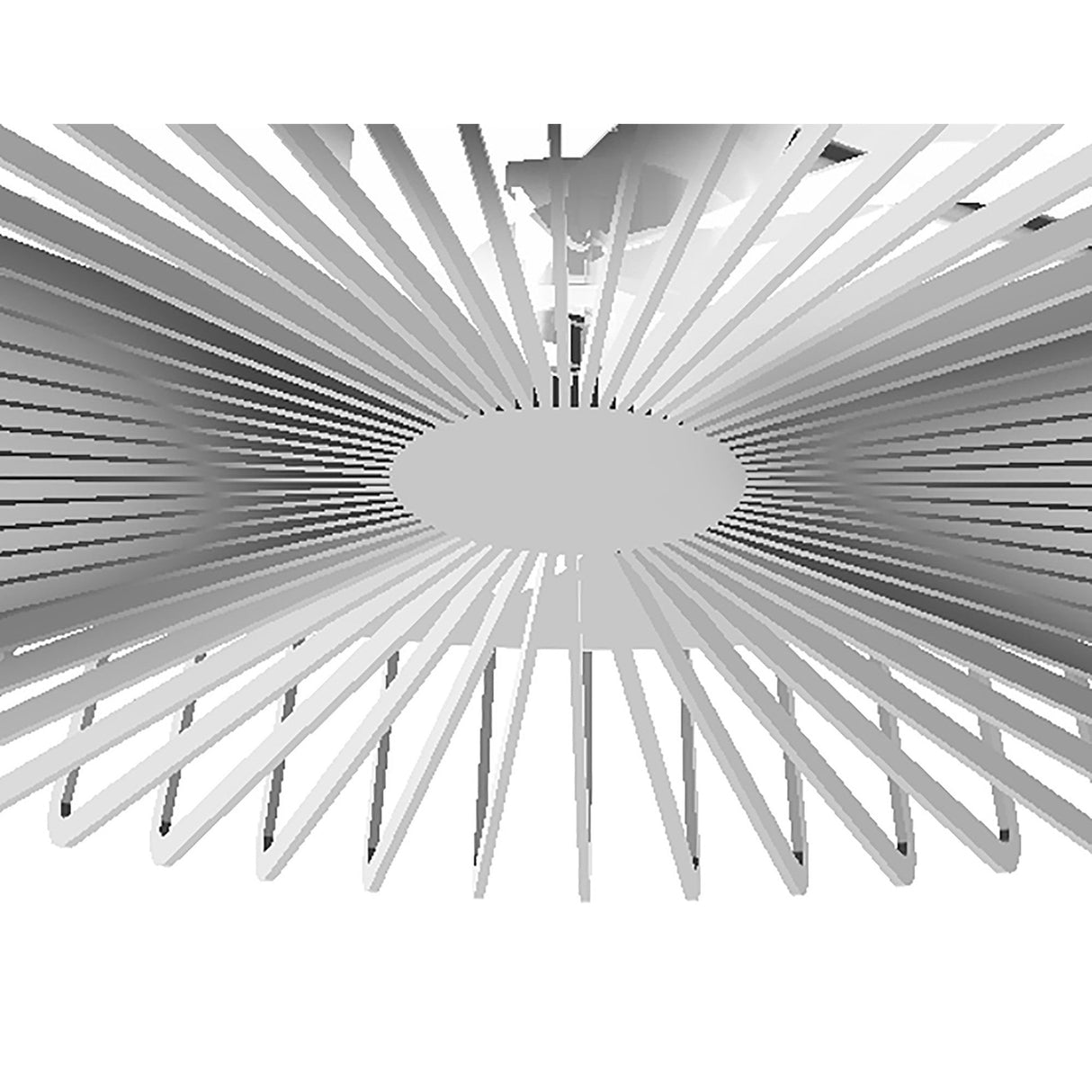 Himalaya CCT Dimmable LED Ceiling Retractable Fan Light With Remote, APP & Voice Control - Silver