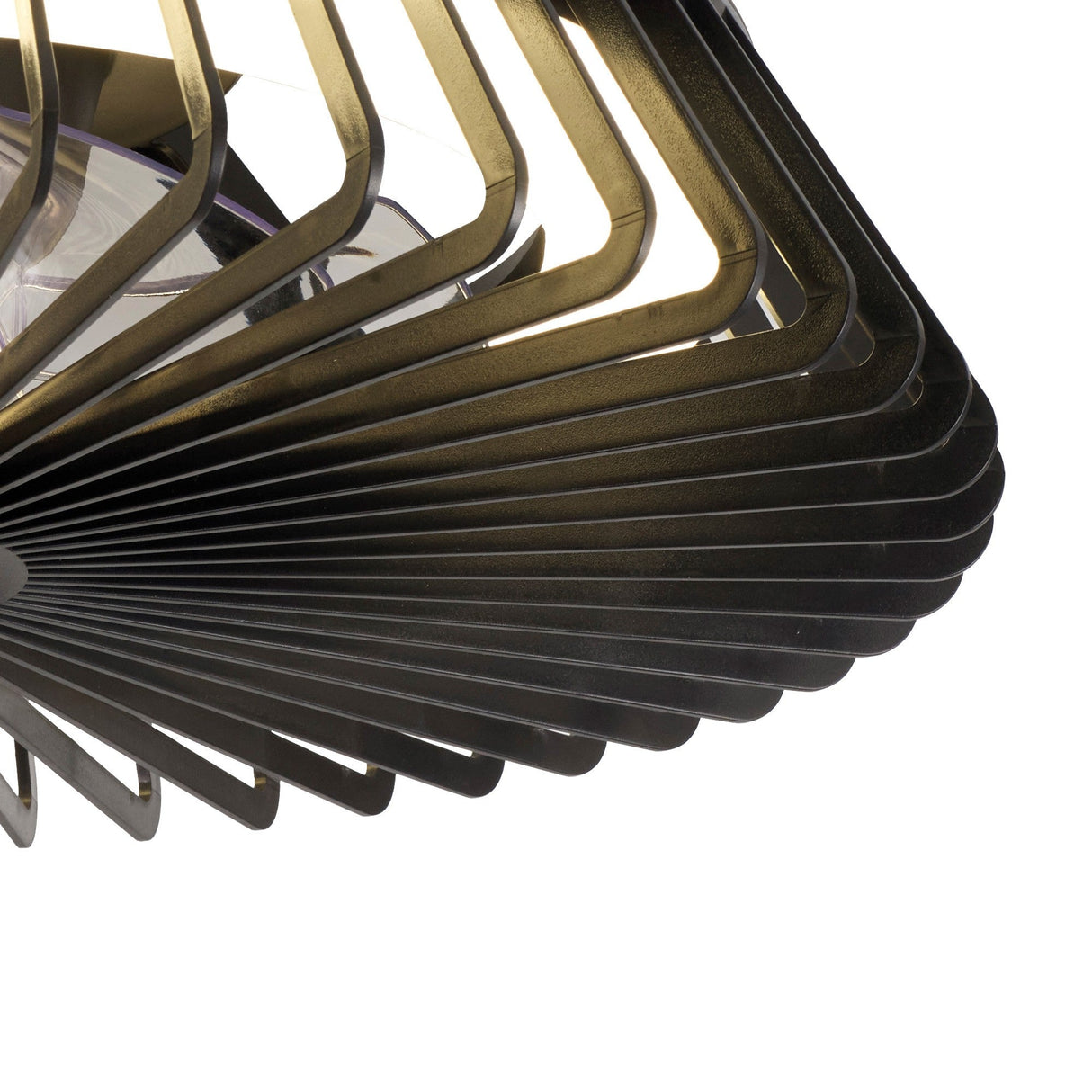 Himalaya Mini CCT Dimmable LED Ceiling Retractable Fan Light With Remote Control - Black