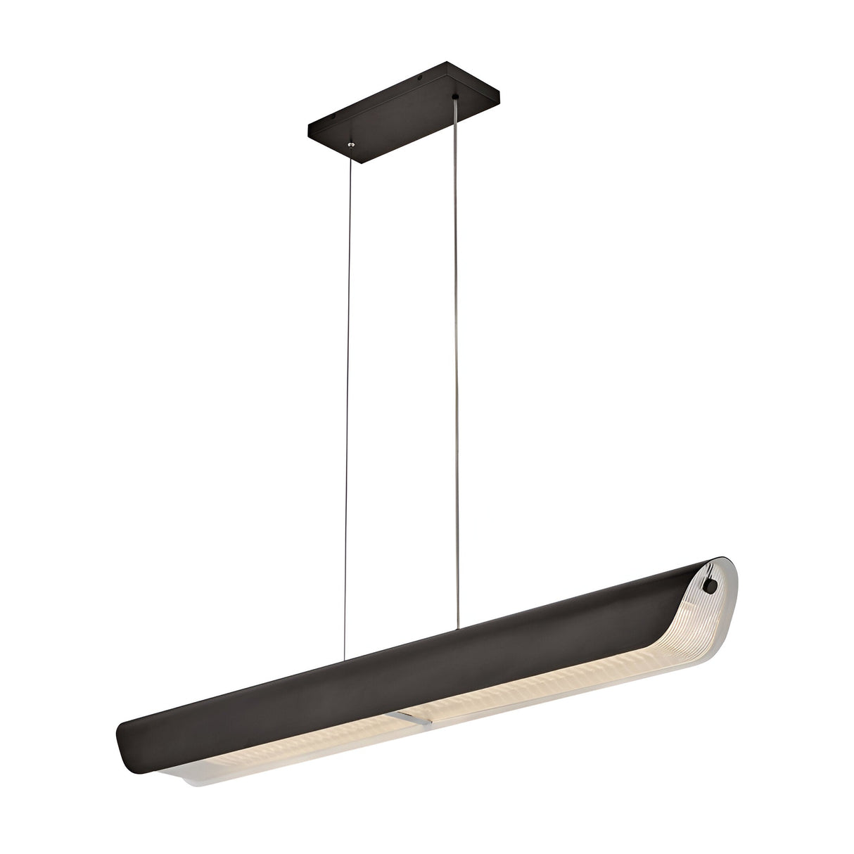 Arco LED Linear Suspension Light 43W 3000K - Black Oxide