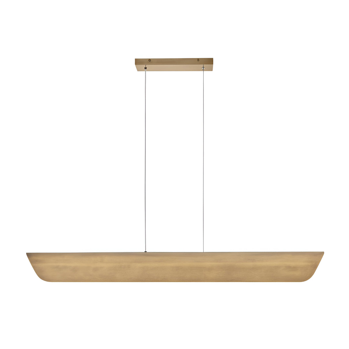Arco LED Linear Suspension Light 43W 3000K - Heritage Brass