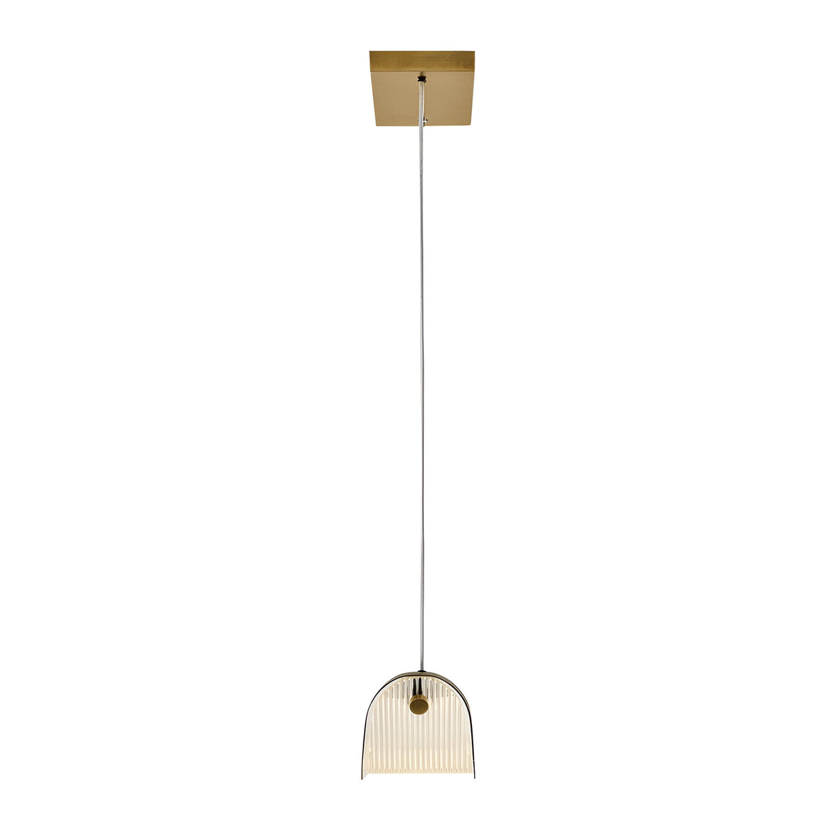 Arco LED Linear Suspension Light 43W 3000K - Heritage Brass
