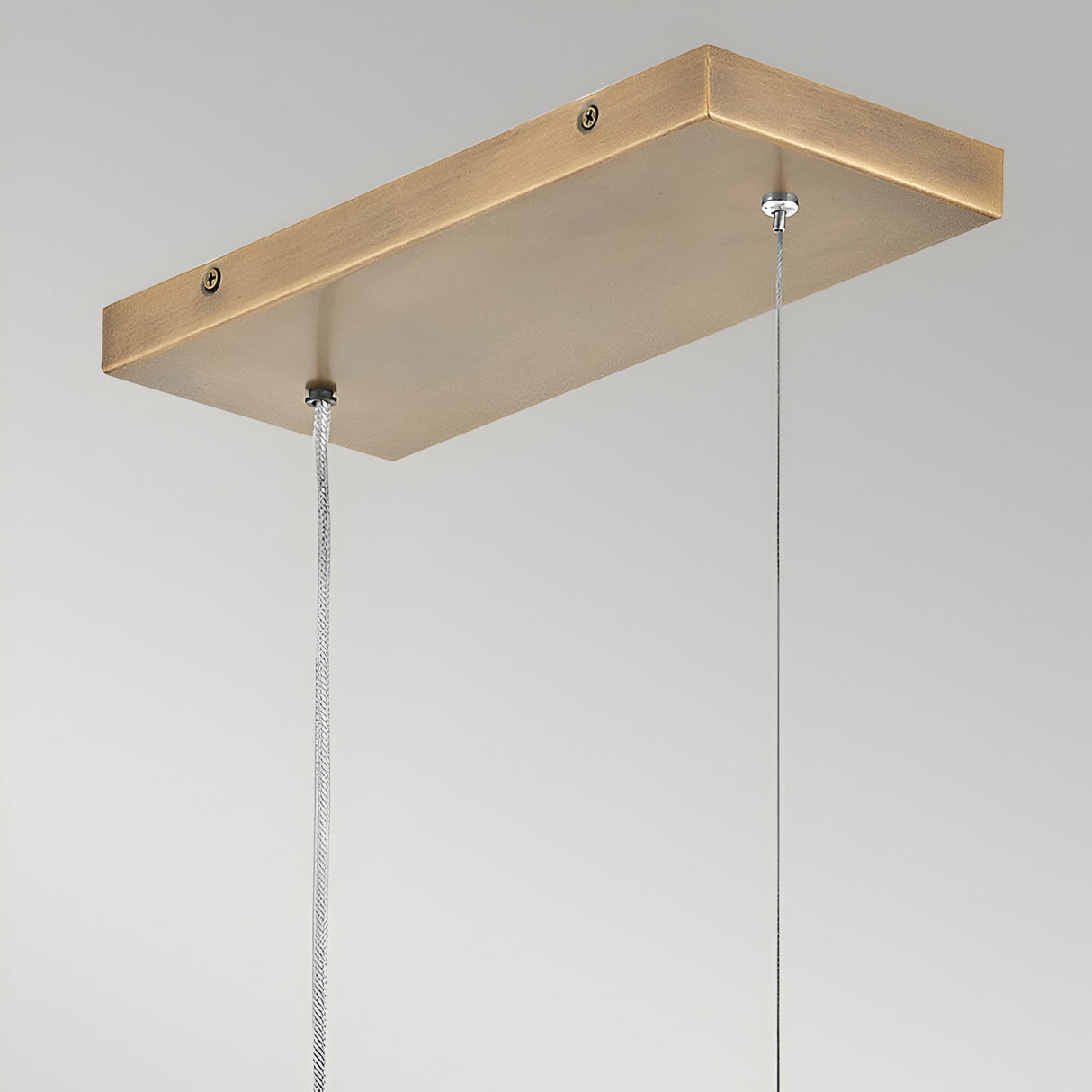 Arco LED Linear Suspension Light 43W 3000K - Heritage Brass