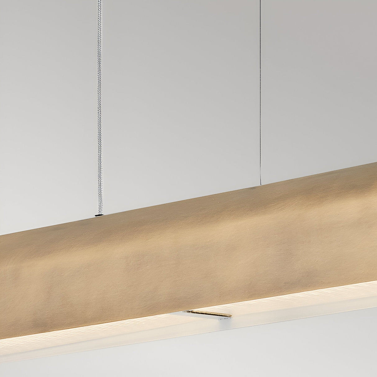 Arco LED Linear Suspension Light 43W 3000K - Heritage Brass