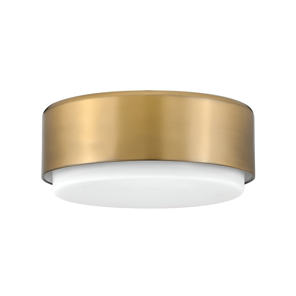 Cedric 2 Light Flush - Lacquered Brass