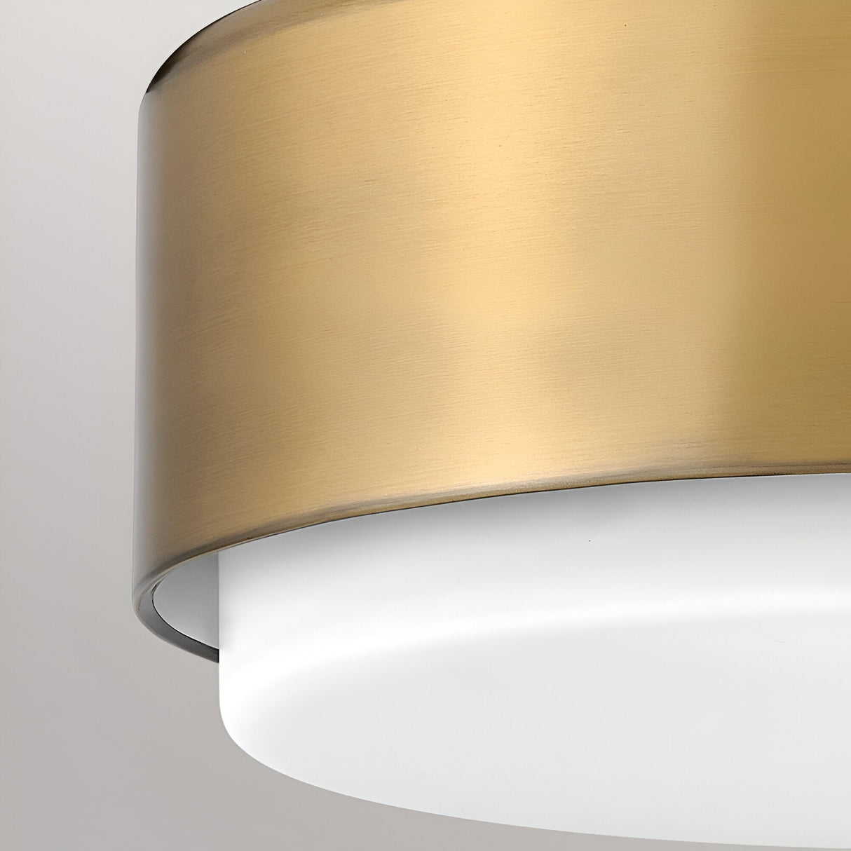 Cedric 2 Light Flush - Lacquered Brass