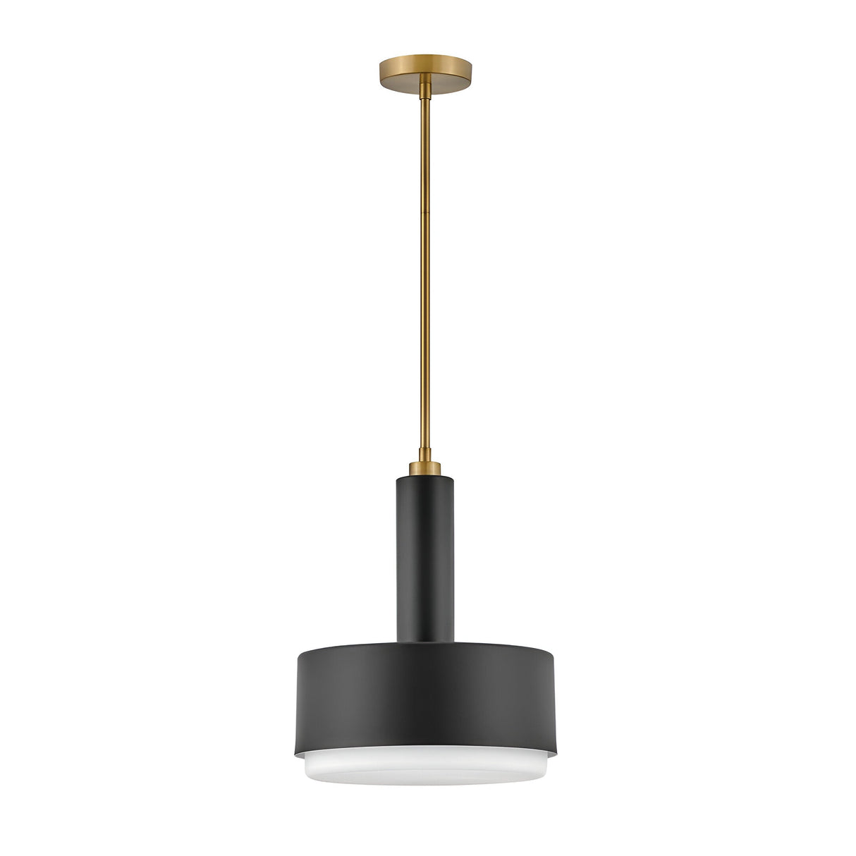 Cedric 2 Light Medium Pendant - Black