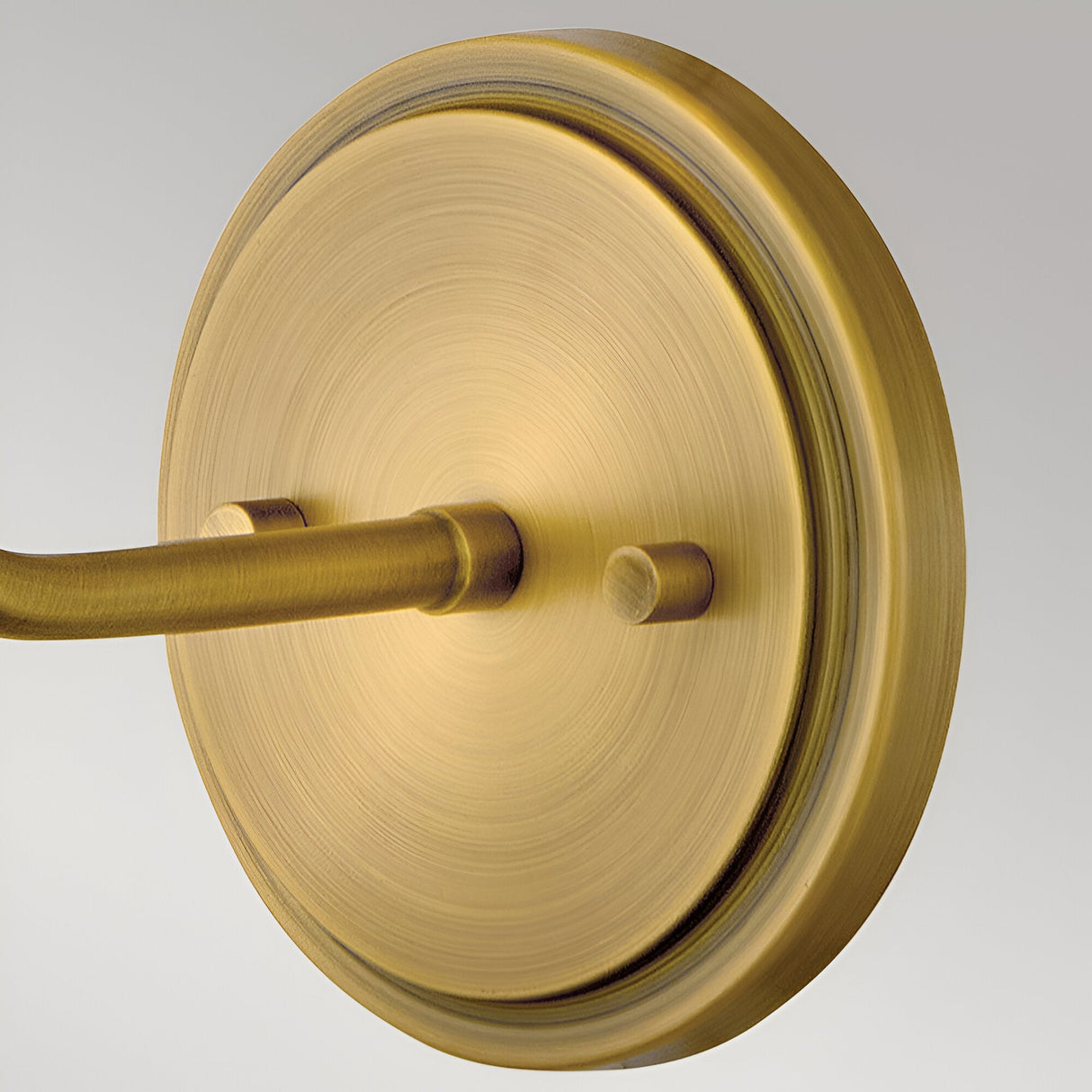 Clarke 1 Wall Light With Pull Switch - Darkened Brass & Ivory Linen Shade