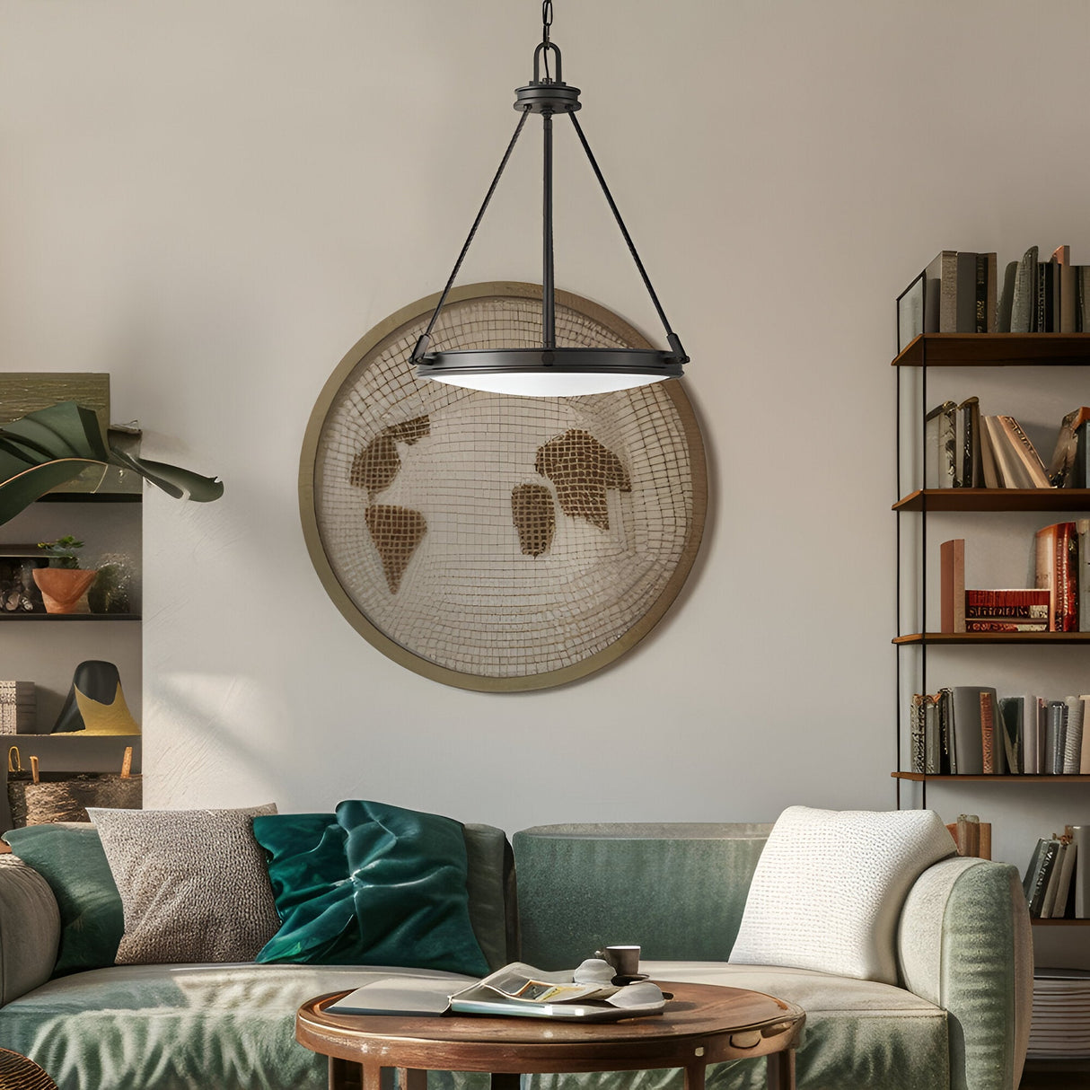 Collier 4 Light Pendant - Black Oxide