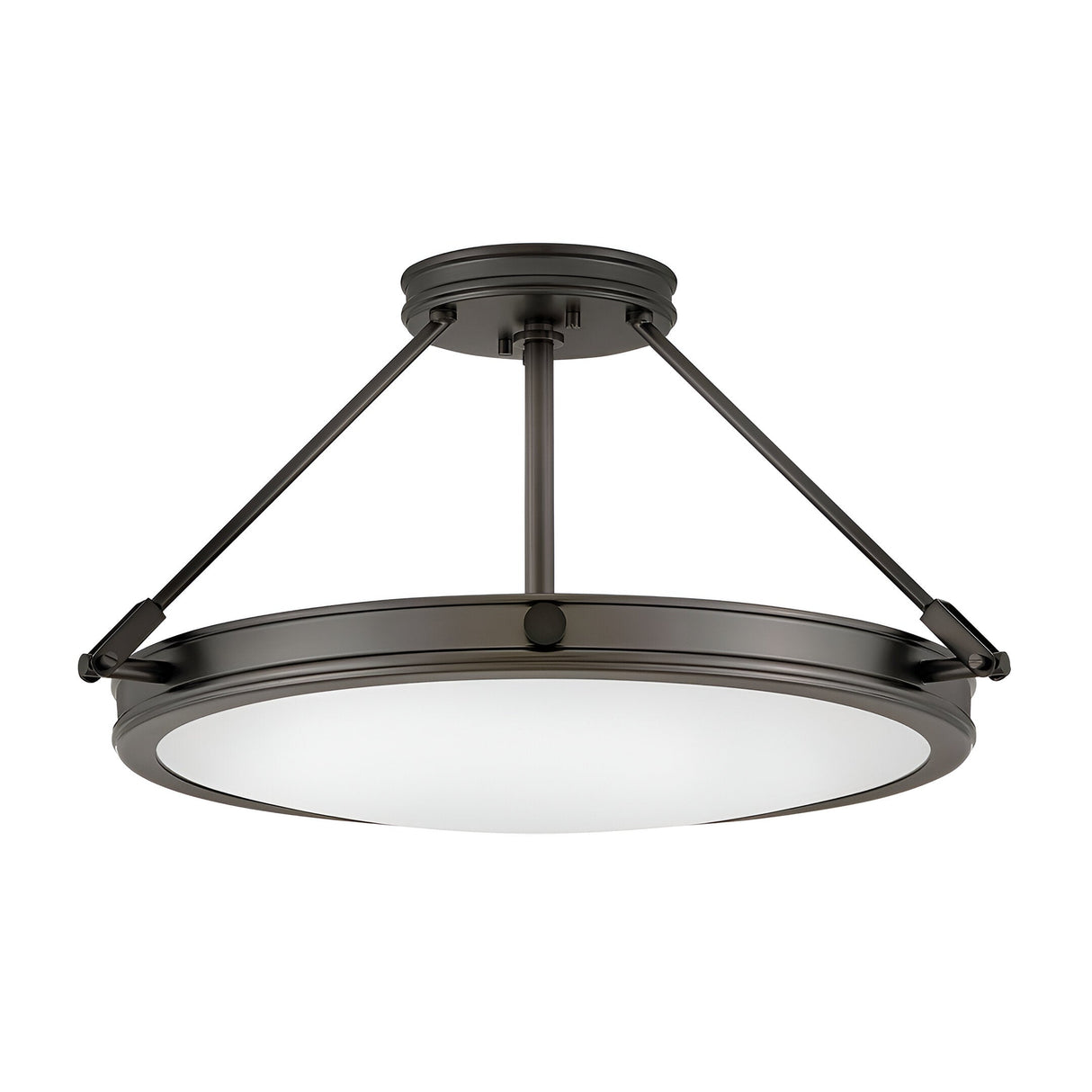 Collier 4 Light Medium Semi-Flush - Black Oxide