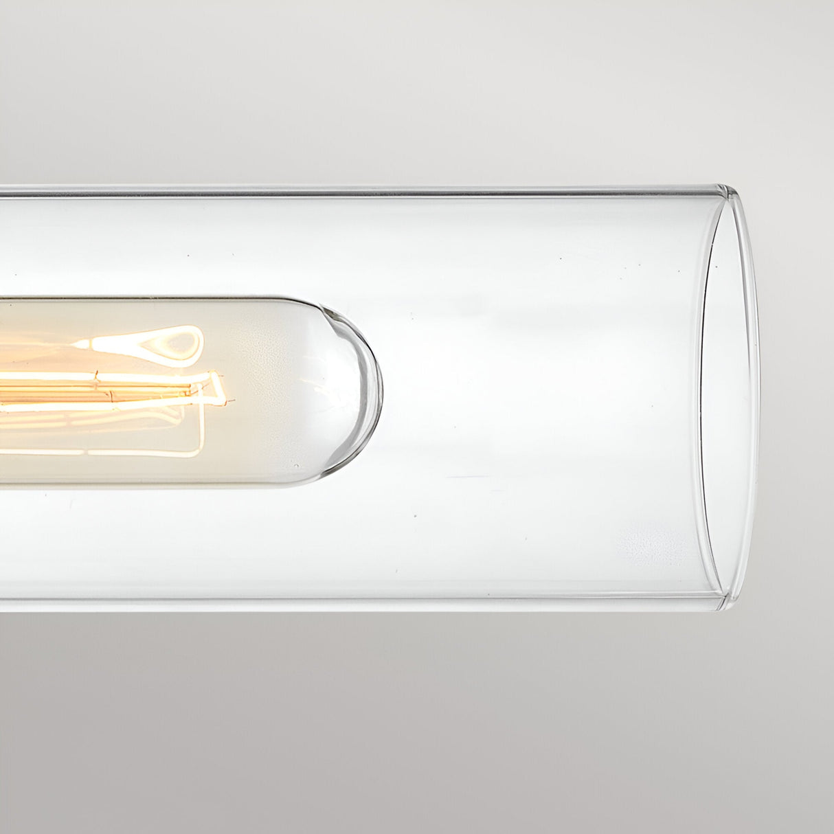 Ellison 2 Light Bathroom Mirror Light - Black With Brushed Nickel