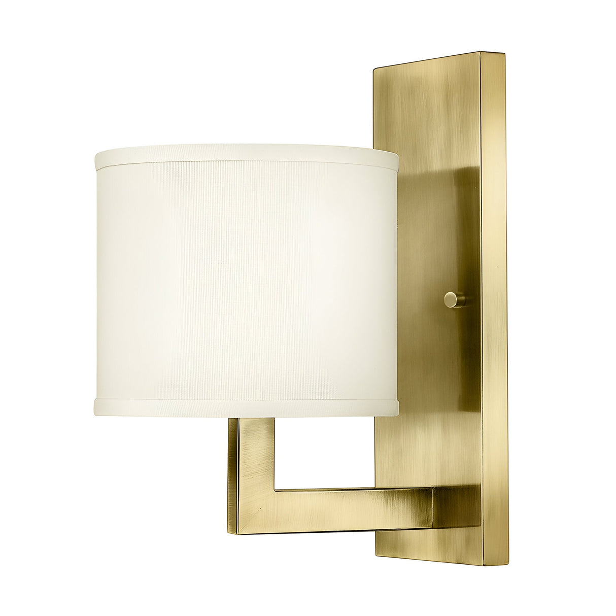 Hampton 1 Light Wall Light - Brass