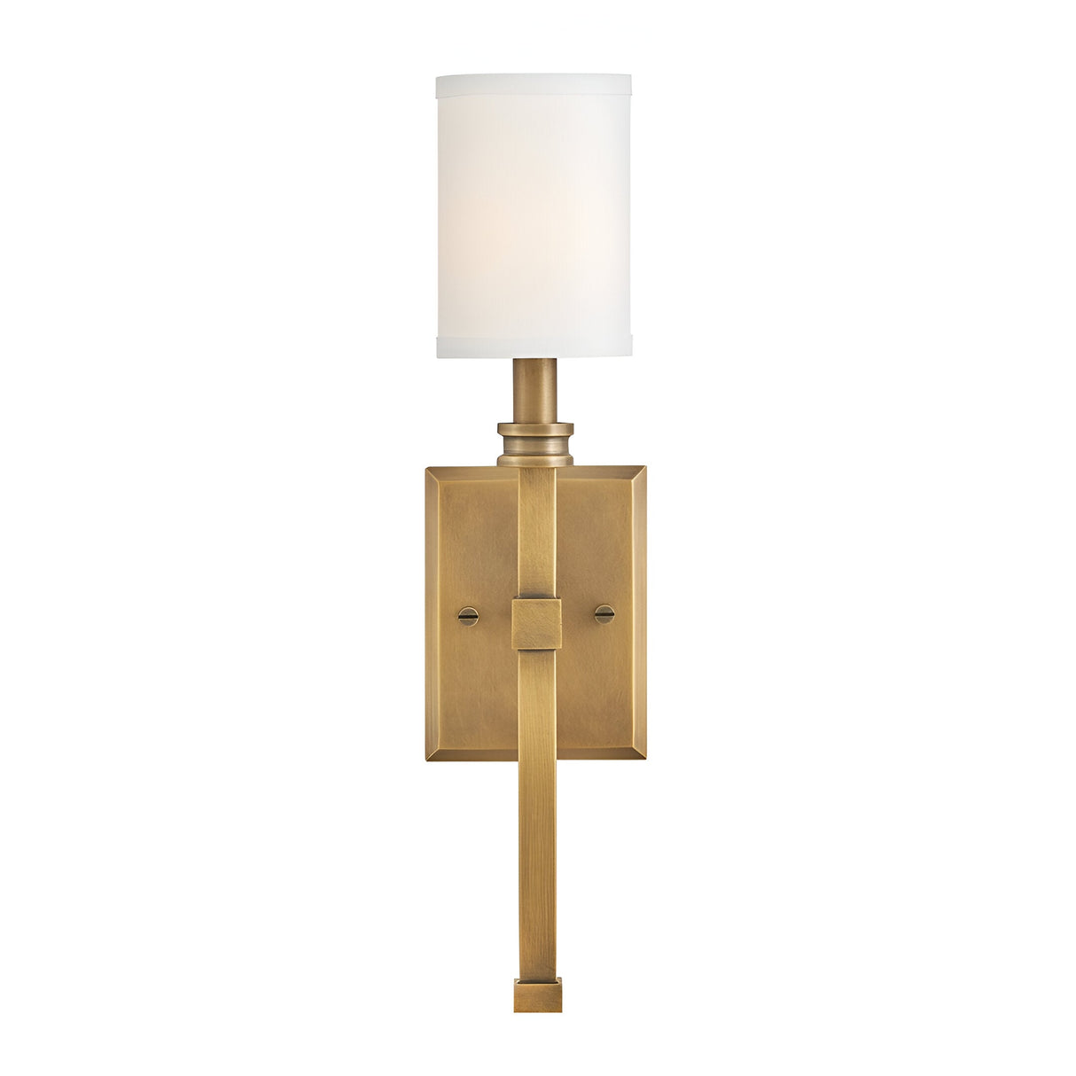 Moore 1 Light Wall Light - Heritage Brass
