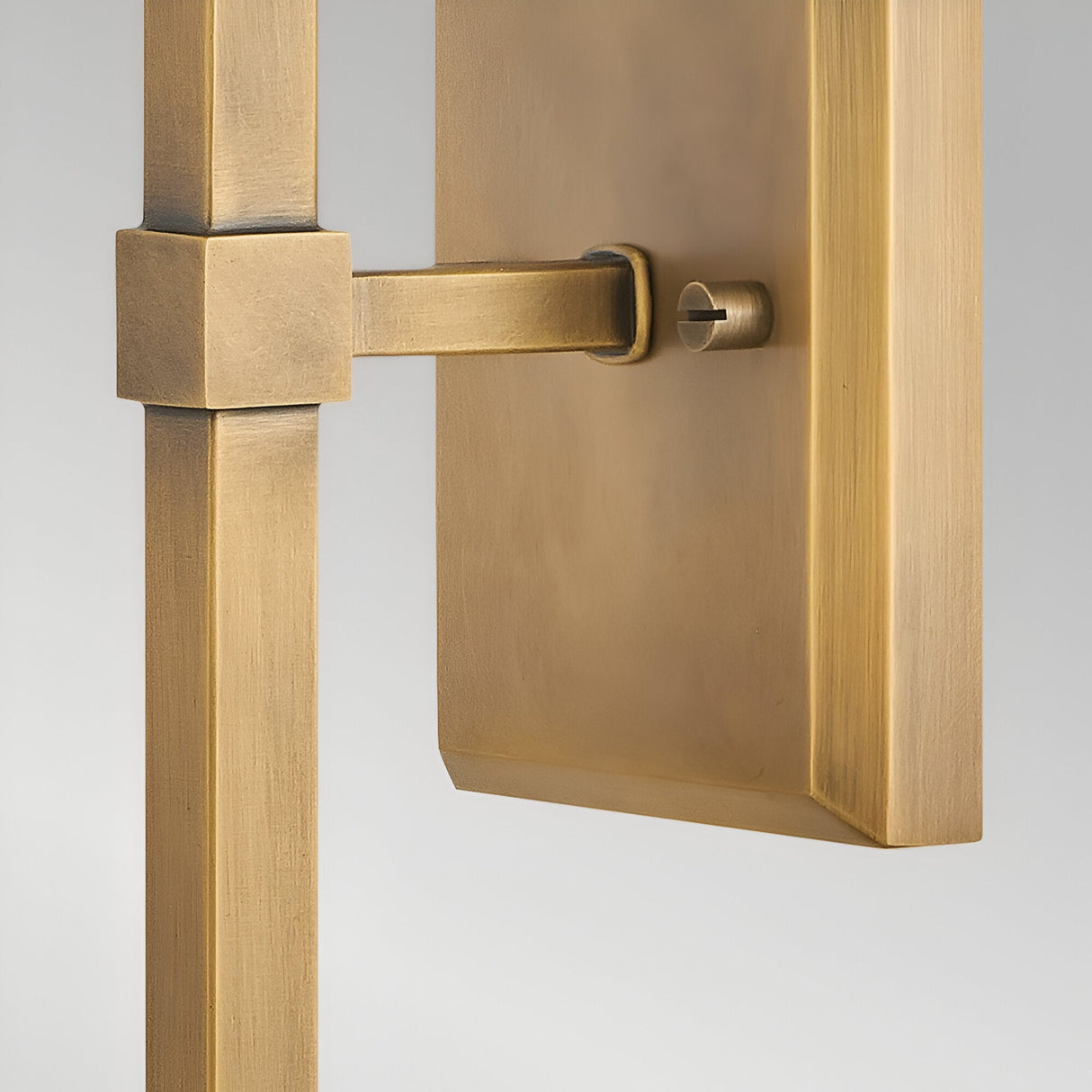 Moore 1 Light Wall Light - Heritage Brass