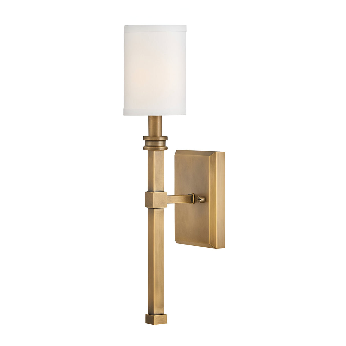 Moore 1 Light Wall Light - Heritage Brass