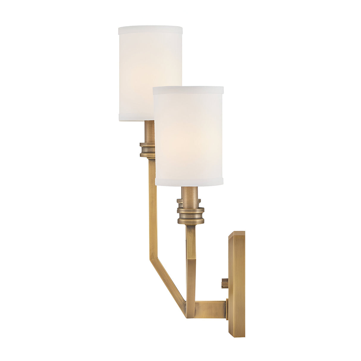 Moore 3 Light Large Wall Light - Heritage Brass