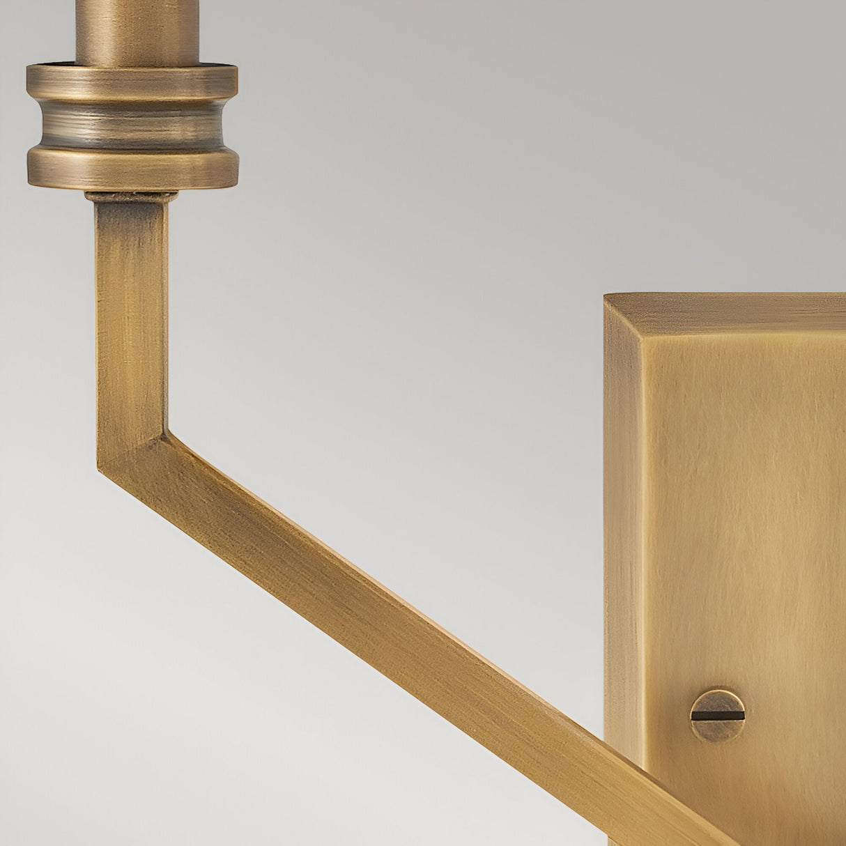 Moore 3 Light Large Wall Light - Heritage Brass