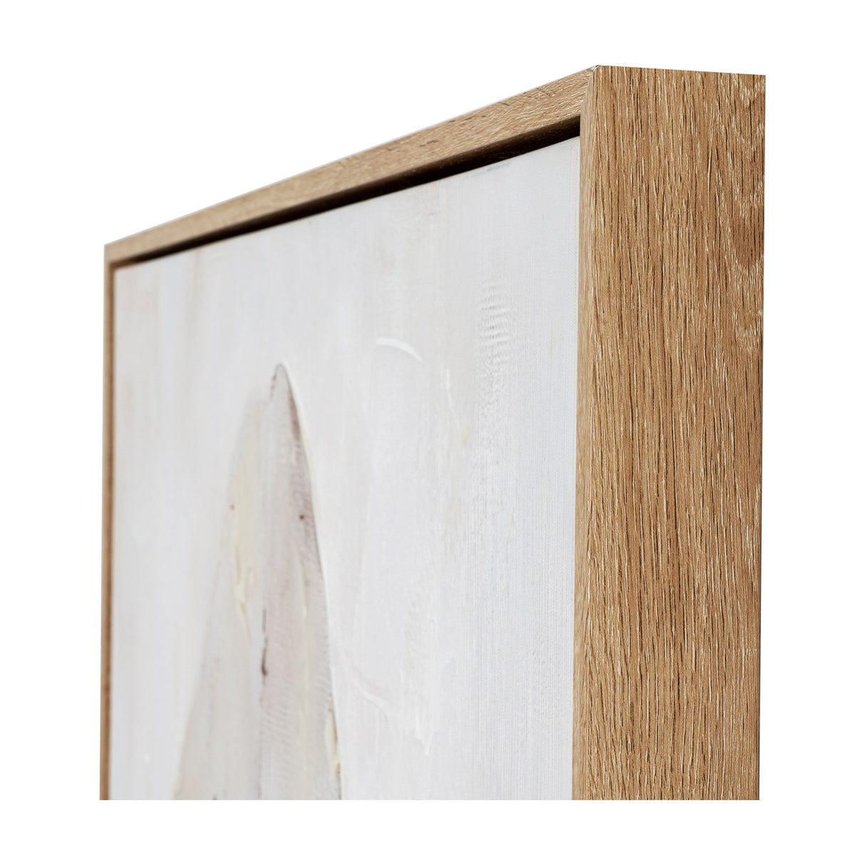 Hand Painted Canvas in Wooden Frame – Multicoloured