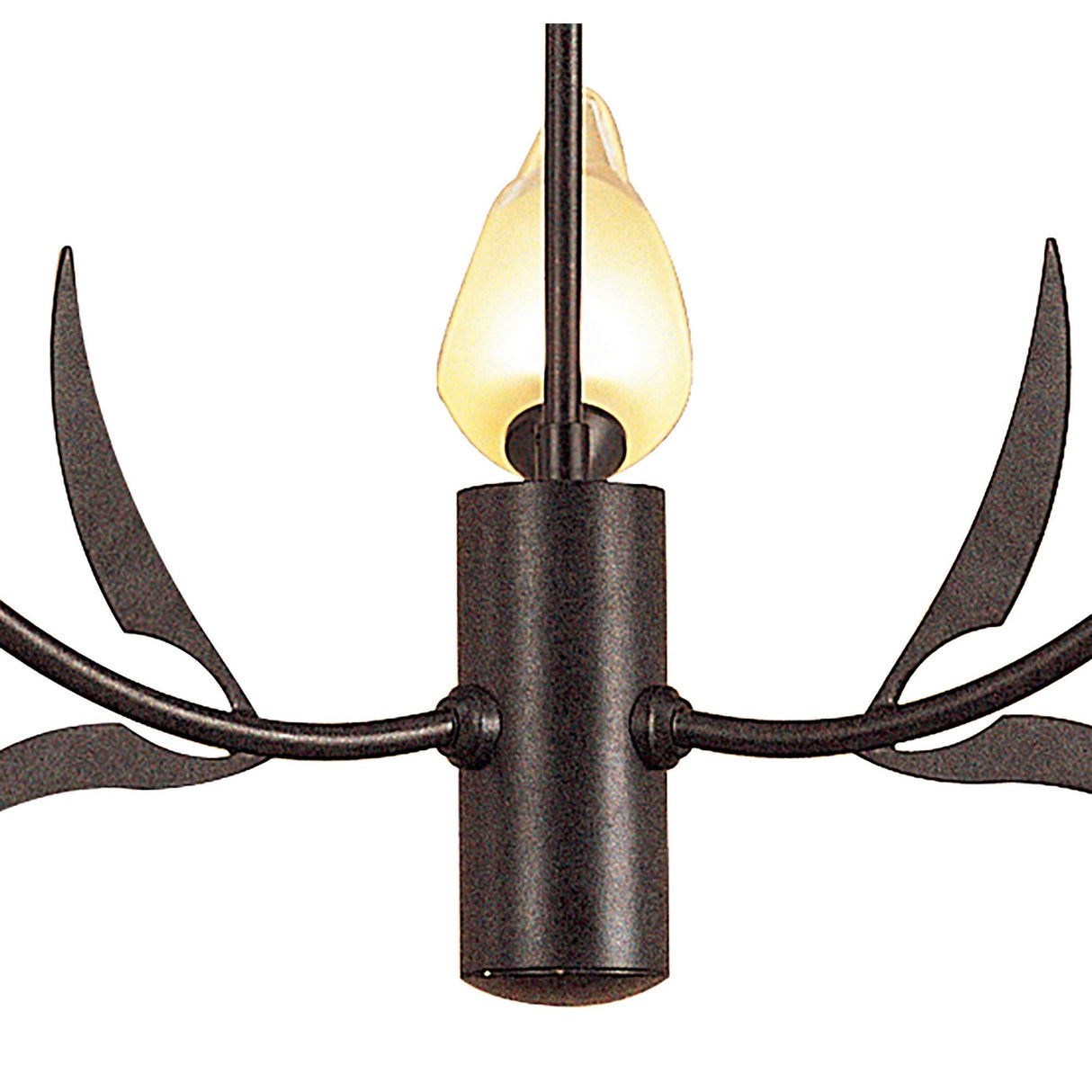 Holland Telescopic 3 Light Linear Suspension Light - Brown & Black Oxide