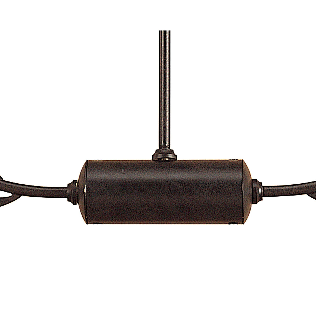 Holland Telescopic 4 Light Linear Suspension Light - Brown & Black Oxide