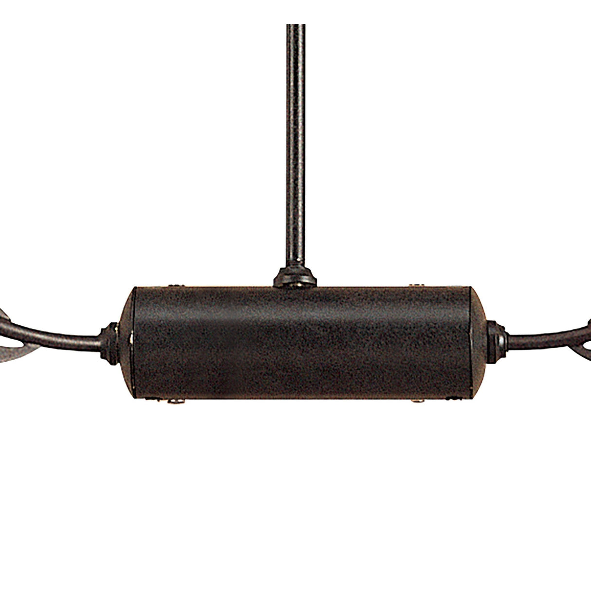 Holland Telescopic 6 Light Linear Suspension Light - Brown & Black Oxide