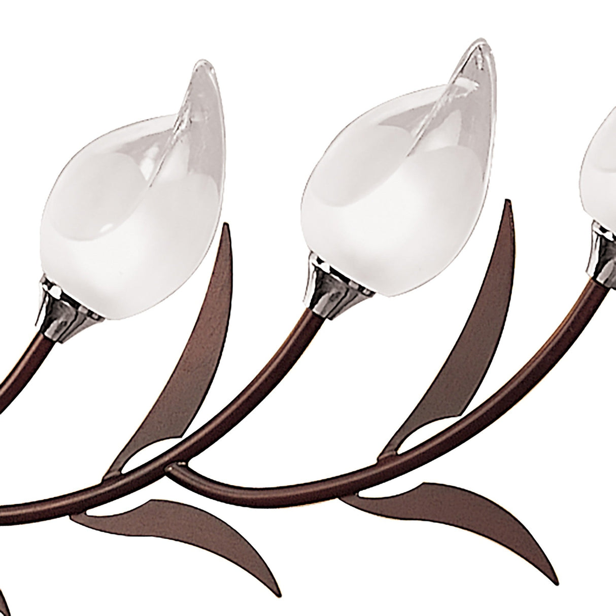 Holland Telescopic 9 Light Linear Suspension Light - Polished Chrome & Wenge