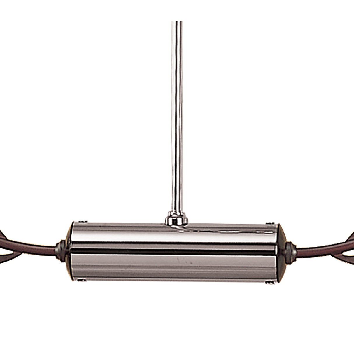 Holland Telescopic 6 Light Linear Suspension Light - Chrome & Wenge