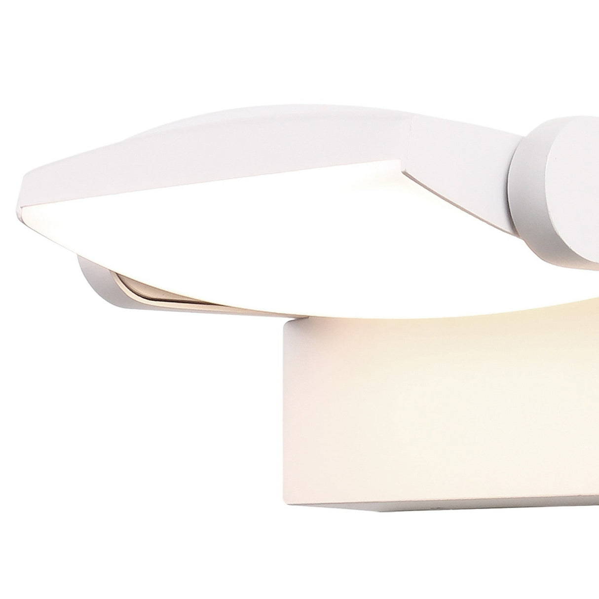 Hood Outdoor LED Wall Light 12W 3000K - Matt White