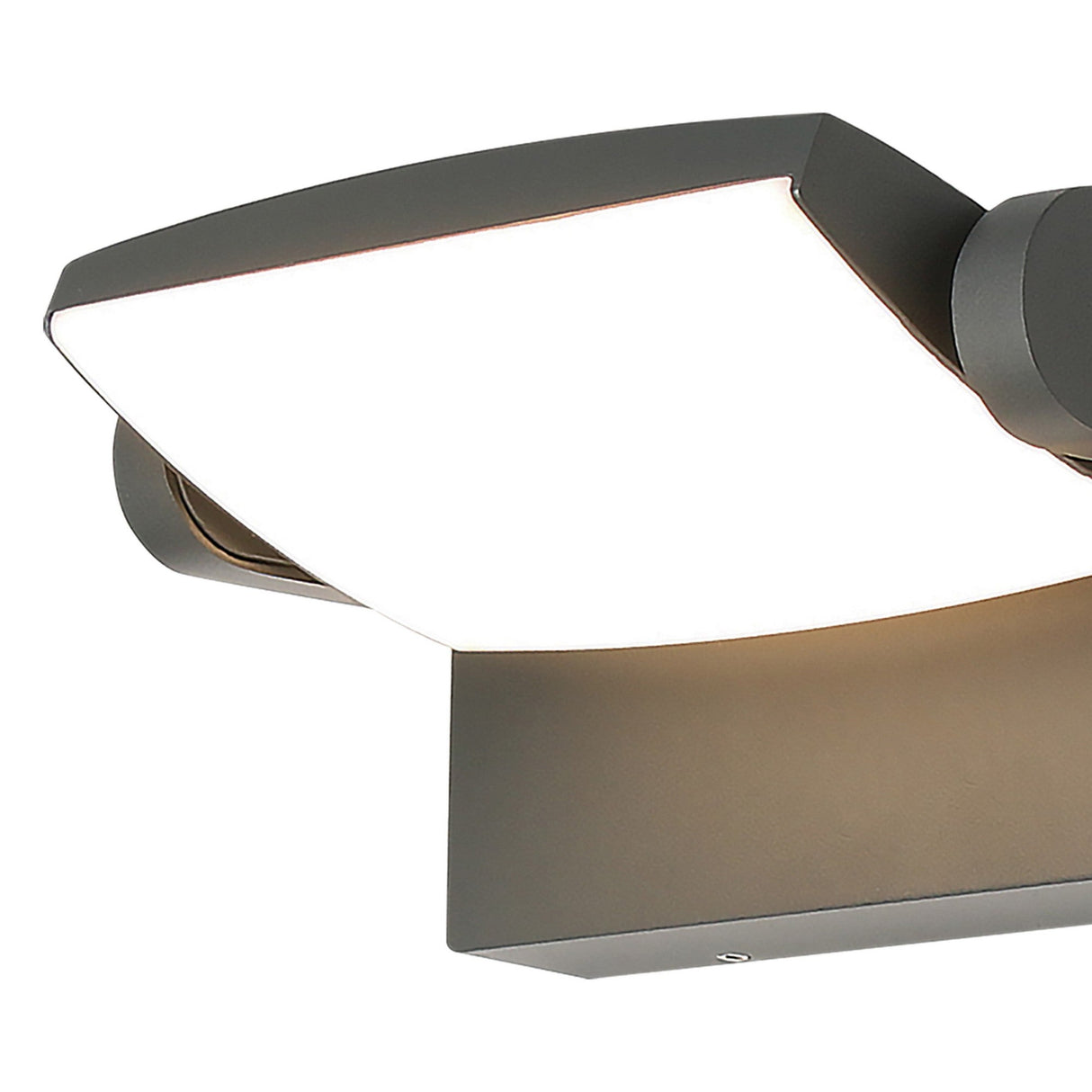 Hood Outdoor LED Wall Light 12W 3000K - Dark Grey