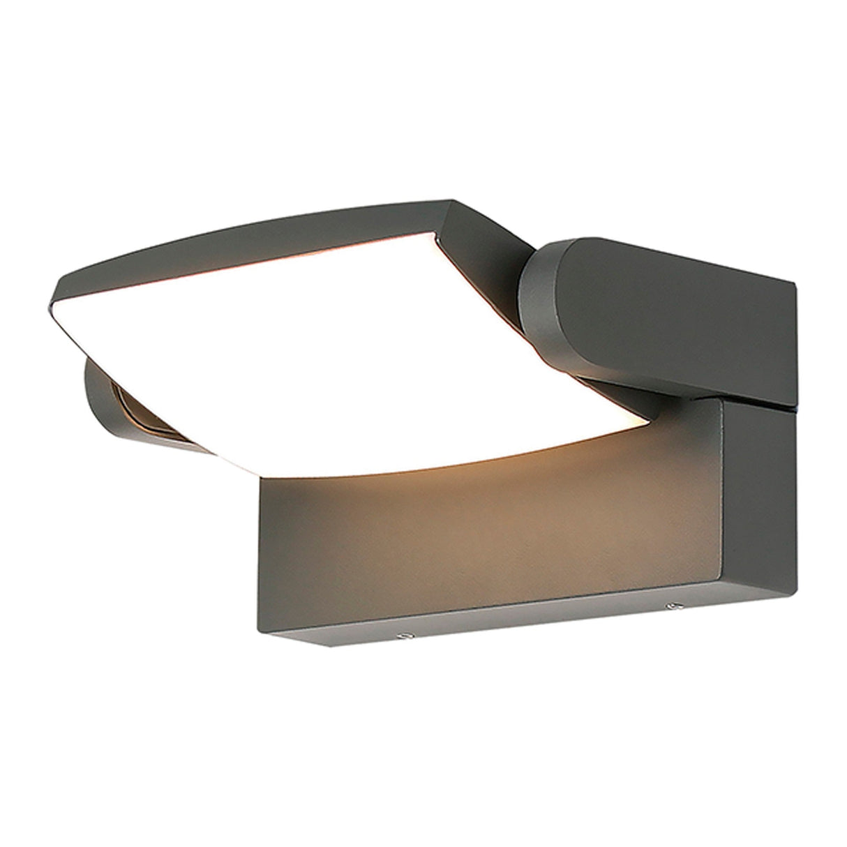 Hood Outdoor LED Wall Light 12W 3000K - Dark Grey