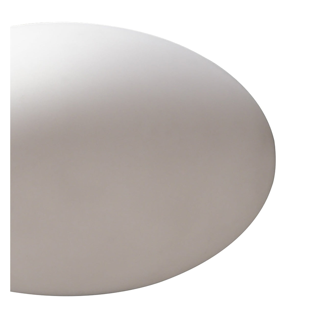 Huevo Oval 1 Light Table Lamp - Opal White