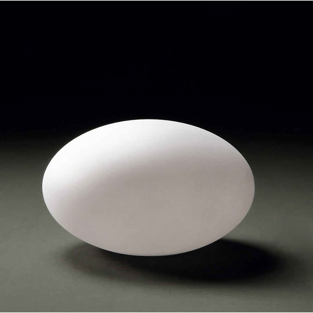 Huevo Oval 1 Light Table Lamp - Opal White