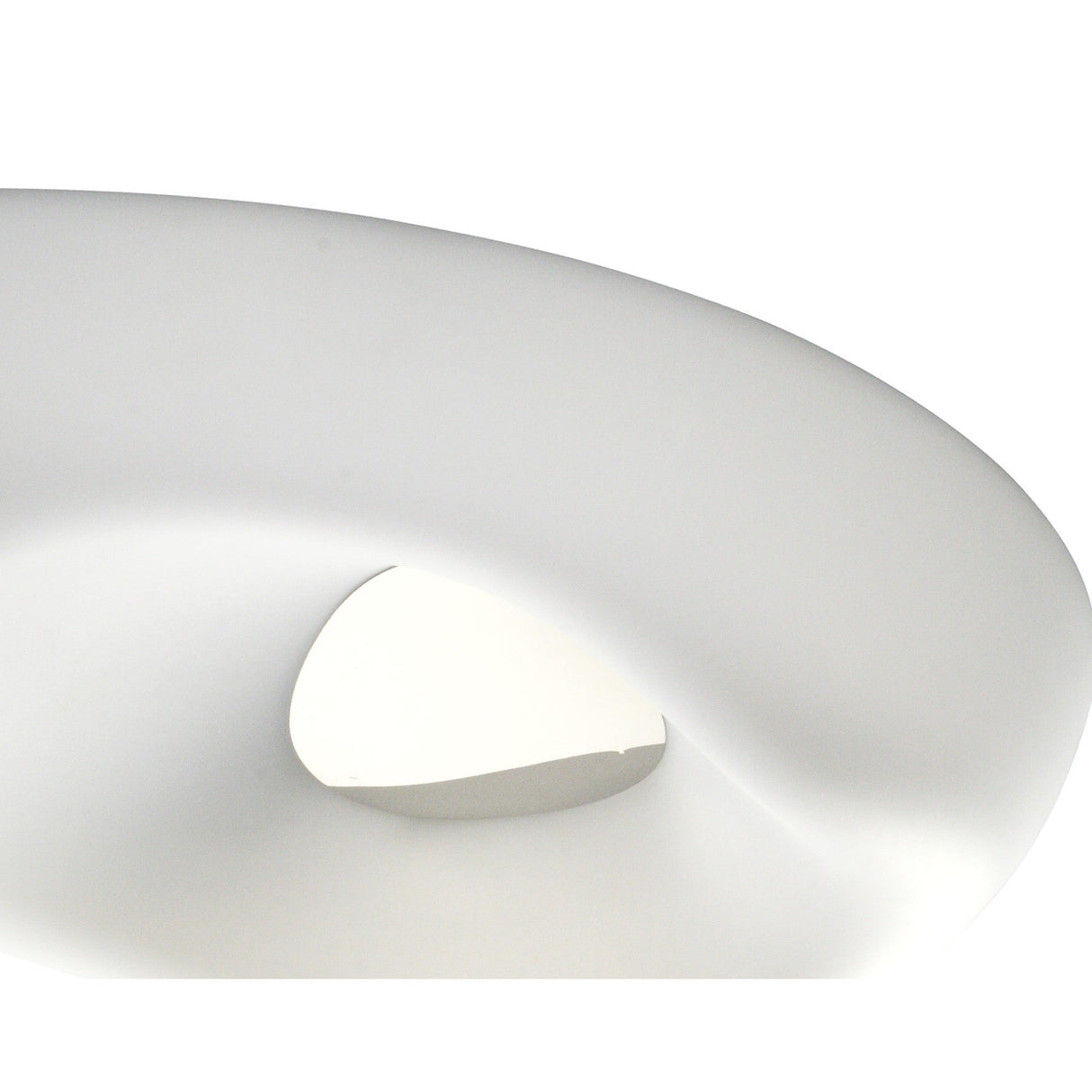 Huevo 6 Light Outdoor Semi-Flush Ceiling Light - Chrome/Opal White