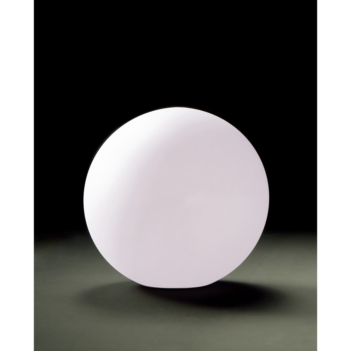 Huevo Ball 1 Light Small Outdoor Table Lamp - Opal White