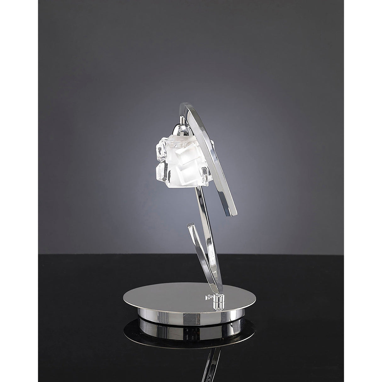 Ice 1 Light Table Lamp - Polished Chrome
