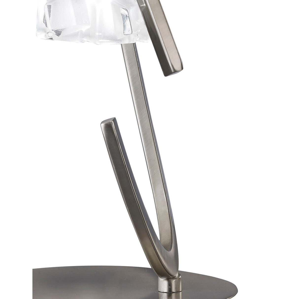 Ice 1 Light Table Lamp - Satin Nickel