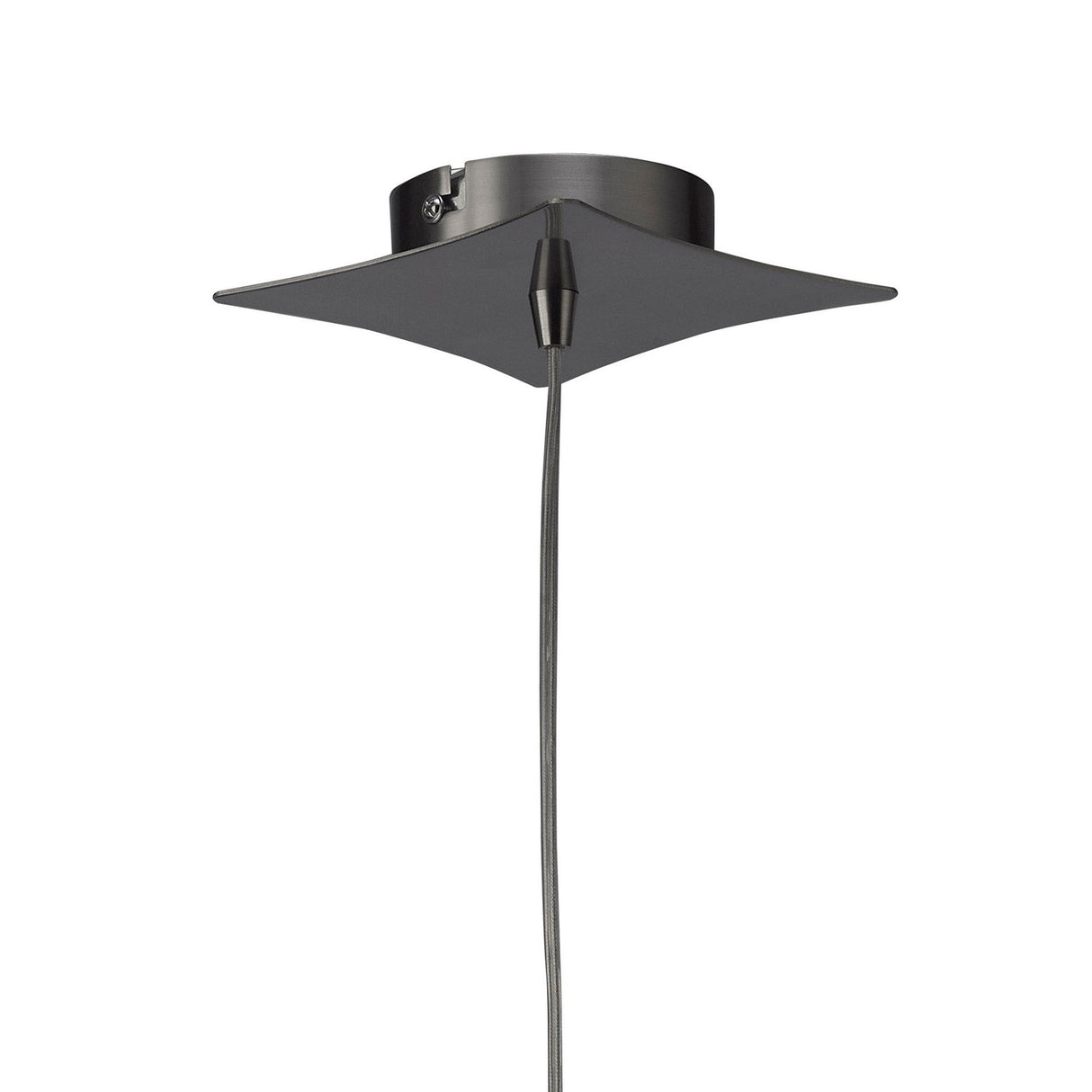 Iku 13cm 1 Light Pendant Light - Satin Nickel
