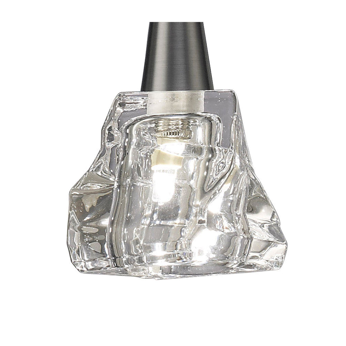 Iku 13cm 1 Light Pendant Light - Satin Nickel