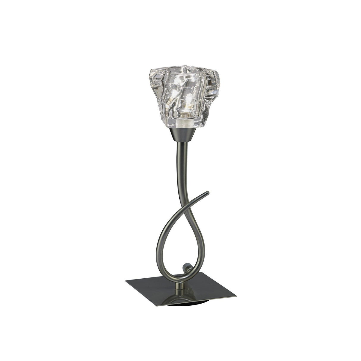 Iku 1 Light Table Lamp - Satin Nickel