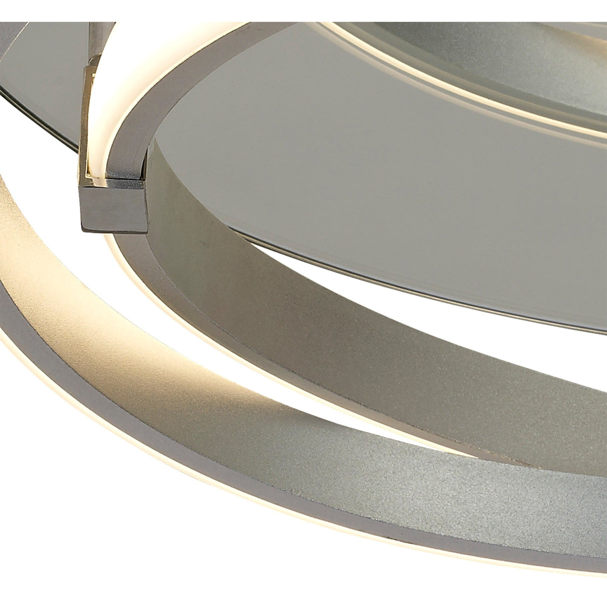 Infinity LED Semi-Flush Ceiling Light 3000K 30W - Polished Chrome