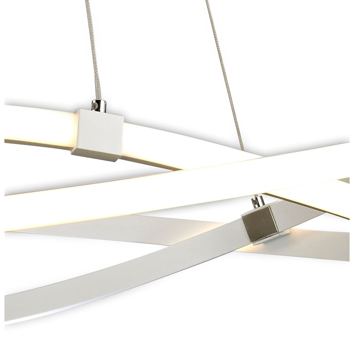 Infinity 71cm Dimmable LED Suspension Light - White